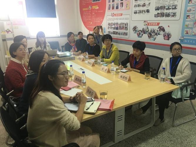 市巾帼文明岗检查组检查镇明中心小学"智教乐学岗"